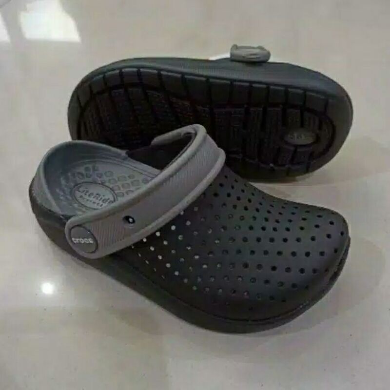 SENDAL ANAK LITERIDE LITE RIDE CLOG KIDS and JUNIOR CROCS SANDAL