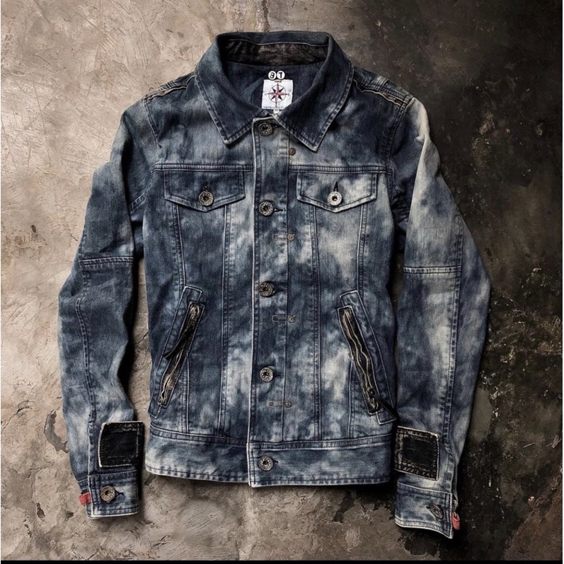 jaket jeans size S -pria/cowok-second original