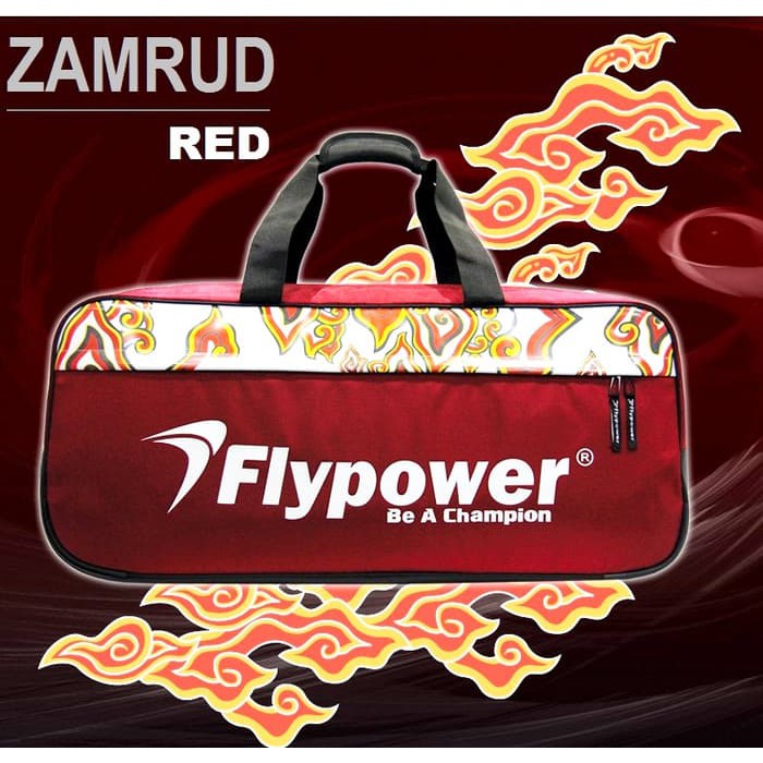 Tas Bulutangkis / Badminton Bag Flypower NEW ZAMRUD