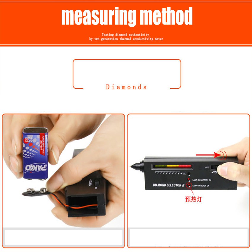 RB Diamond Selector ii/II - Alat Ukur Kekerasan Batu Berlian Permata Akik Tester Alat Tes Uji