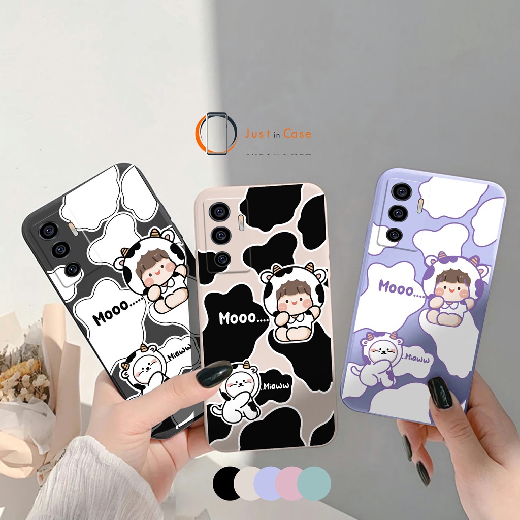 Softcase Macaron Motif Sapi TPU (UV10) VIVO Y 21 Y21S Y21T Y21A Y33S Y33T Y16 Y35 Y20 Y12S Y20S V23E V21 V20 SE V20 Y30 Y50 Y11 Y12 Y15 Y17 Y91 Y93 Y95 Y15s Y51 Y51A V17 V19 S1 S1 PRO Z1 PRO V15 V11 Y91C Y53S CUTE LUCU