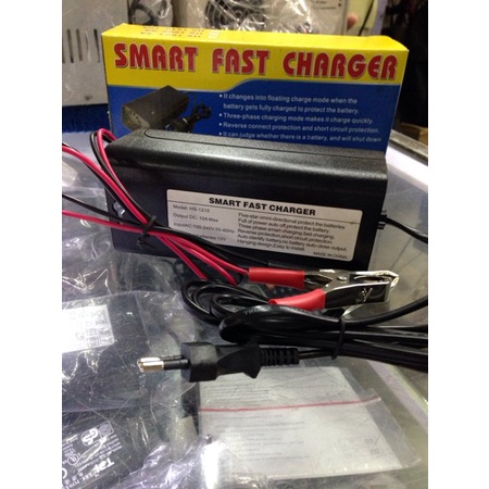 Unik Charger AKI Mobil 10 A - Bisa Cas sampai Aki 100 Ampere - Fast Smart Limited