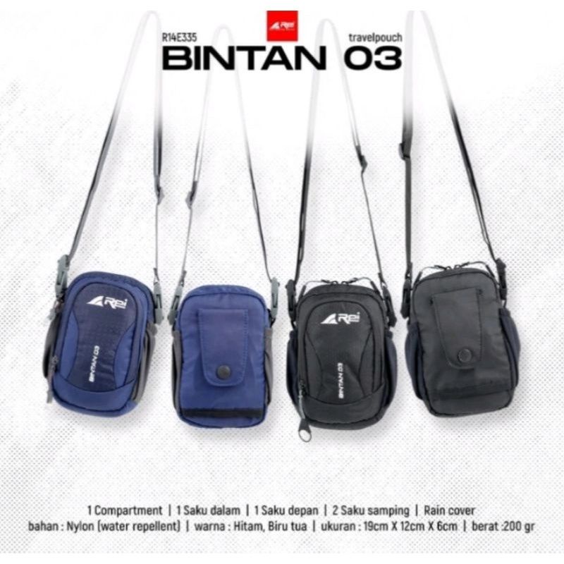 Tas Hp Rei Bintan 03 Original Tas Pinggang Rei Original+Raincover