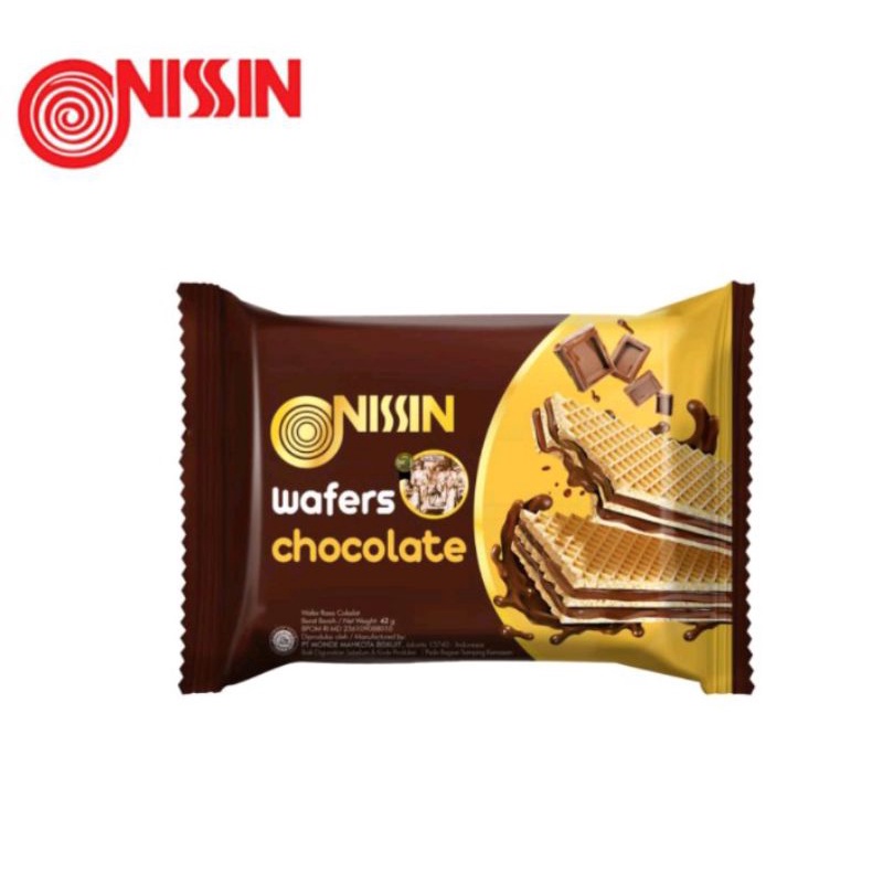 

Nissin Wafers Chocolate 42 gr Wafer cokelat waffer ready