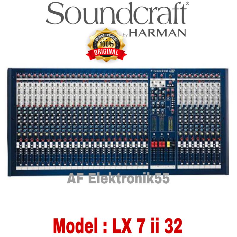 Mixer Soundcraft LX 7 ii 32 / LX 7 ii 32 ( 32 Channel ) Original