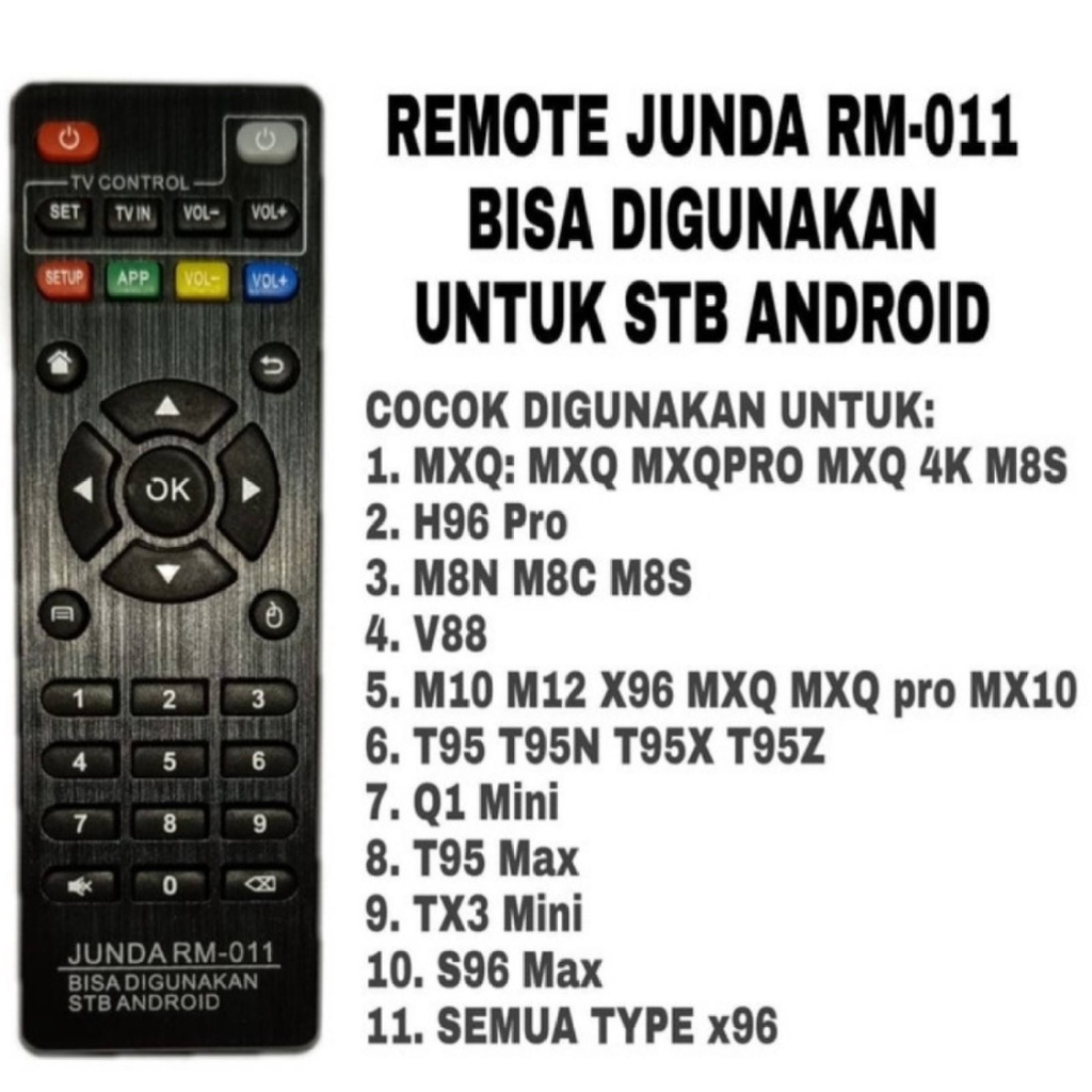 [BISA COD] [1 Pcs] Remote Multi Universal Control Android TV BOX ALL Type H96 V88 T95 TX X96 PRO smart 4K