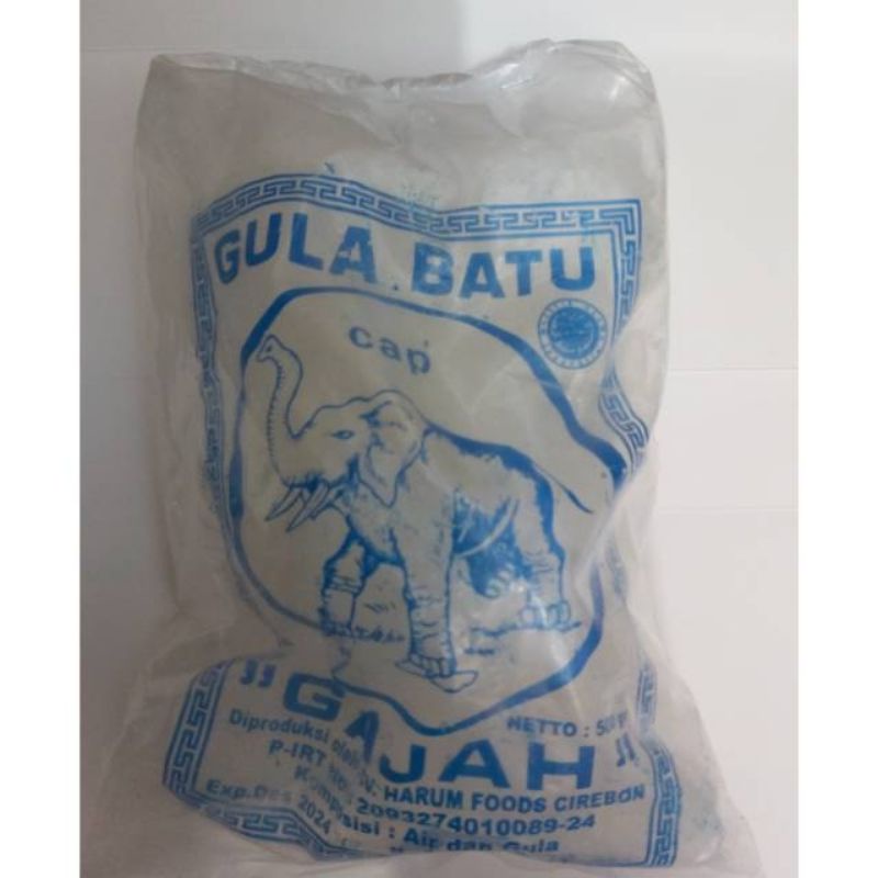 Gula Batu cap Gajah 500gr