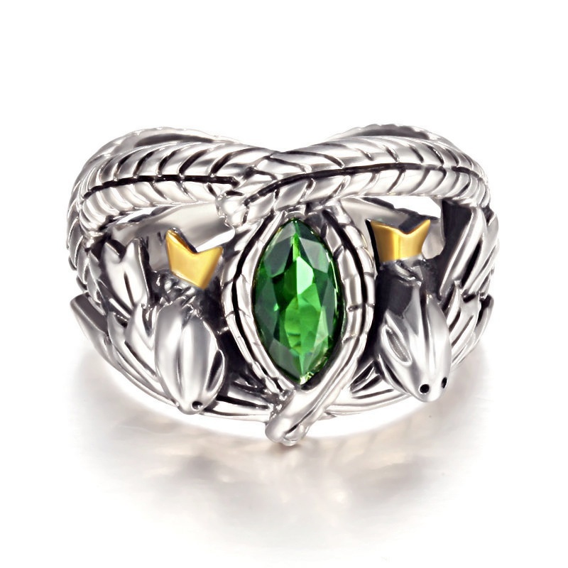 Classics Crystal Ring Film Aragorn's Ring of Barahir Lord of the Rings