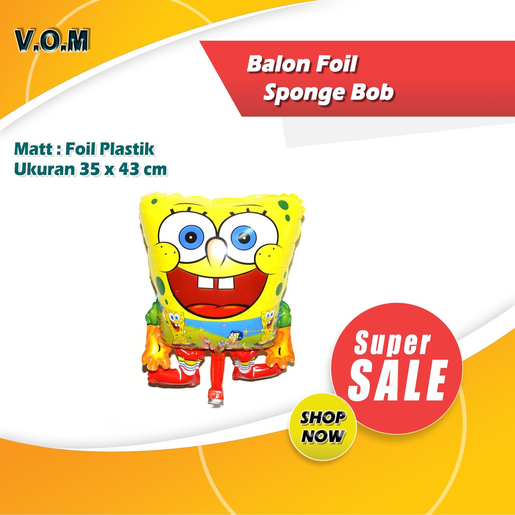 VOM-Balon Foil Spongebob 0425