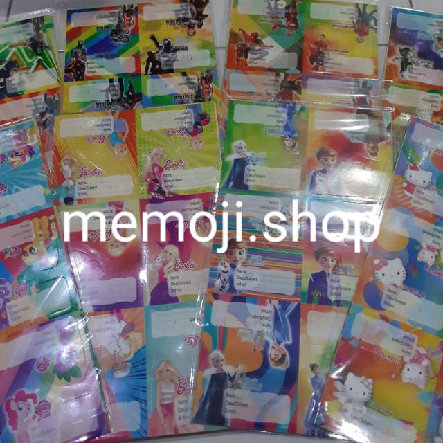 

Sticker / Label Nama Buku Pelajaran Fancy (60pc)