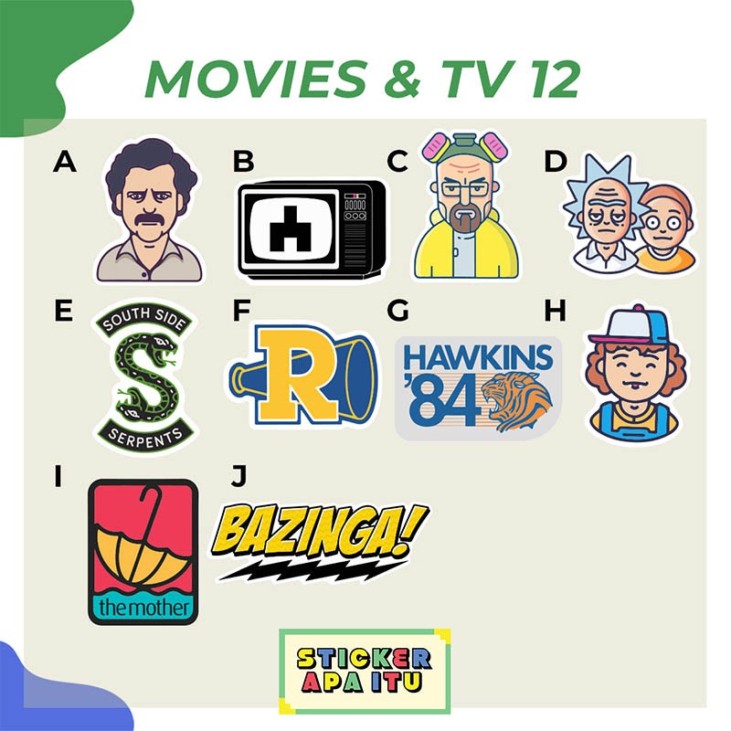 

Sticker Single Movies 12