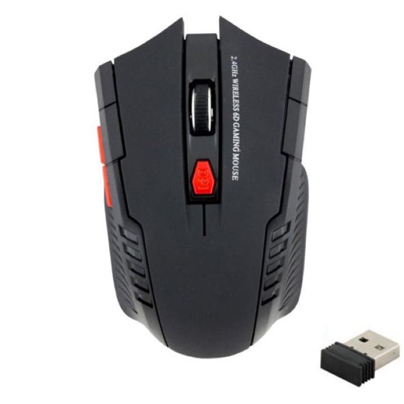 Taffware Fantech Gaming Mouse Wireless 2000 DPI - W4 - Black