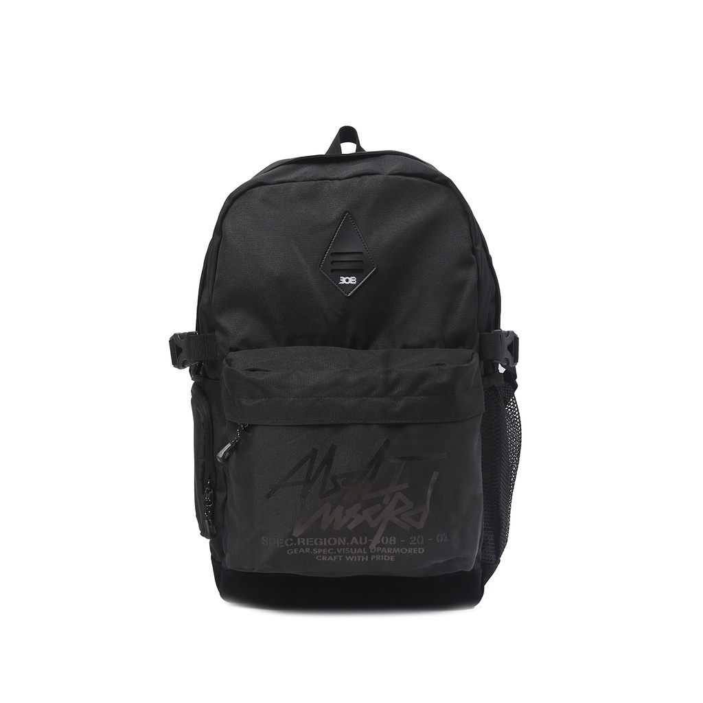 308 Absltunscrd - BACKPACK / TAS RANSEL Bag Laptop Tag Logo Dope - Black