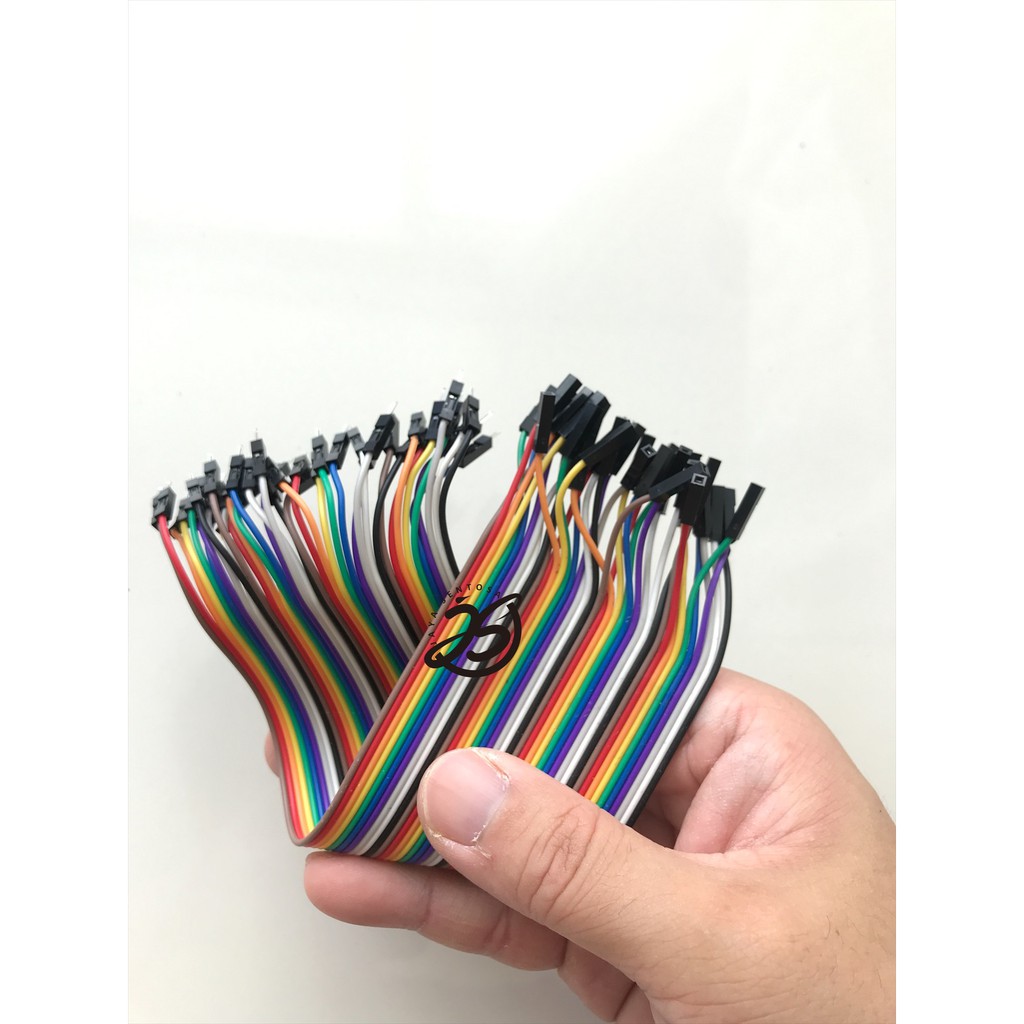 KABEL JUMPER 40 PIN KABEL PELANGI MALE TO FEMALE 20cm  3 TIPE