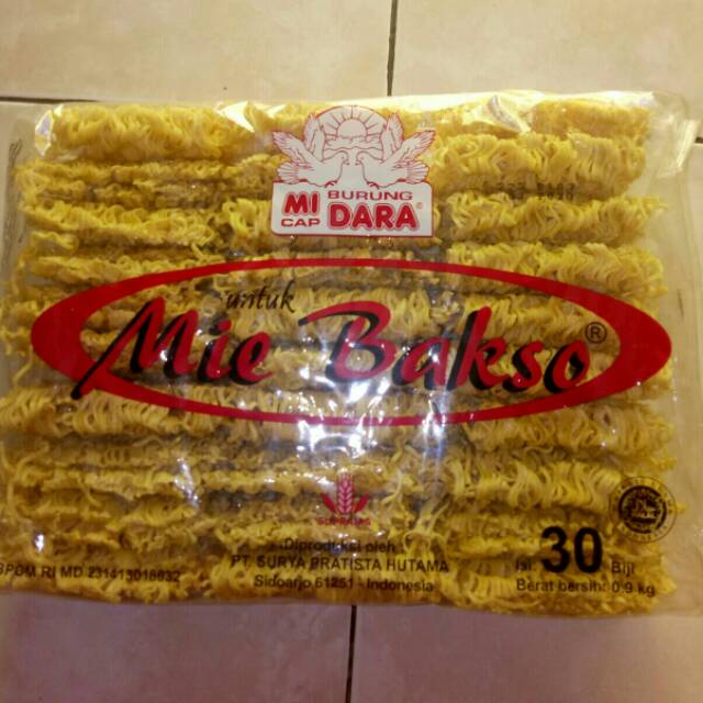 Mie Cap Burung Dara Isi 30 Pcs Cocok Untuk Mie Baso Mie Ayam Baso Aci Seblak Dll Shopee Indonesia