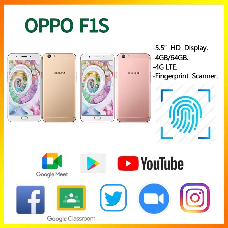 hp oppo f1s 4 64GB &amp; 4/32GB HD Dual Camera  android Smartphone murah FULLSET GARANSI TOKO