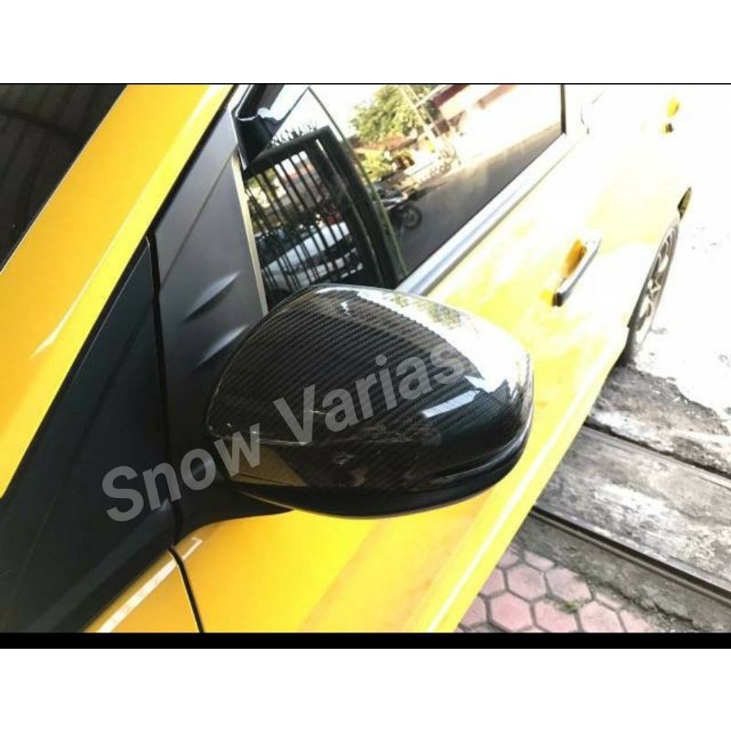 Cover Spion Mobil Grand Jazz Brv Brio Mobilio  carbon 2014 2016 2018 2020 2022 2023 carbon tempel