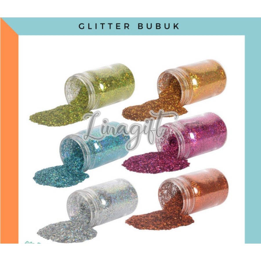 ( Ecer ) METALLIC GLITTER DUST - BUBUK SERBUK METALIK GLITER / ART DIY AKSESORIS HIASAN MAKE UP DIY