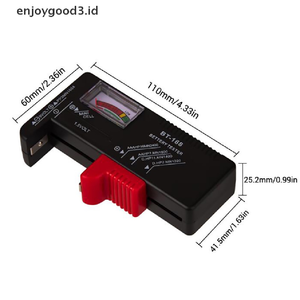 (Dd) Alat Tester Kapasitas Baterai Digital Elektronik Smart Power Indikator