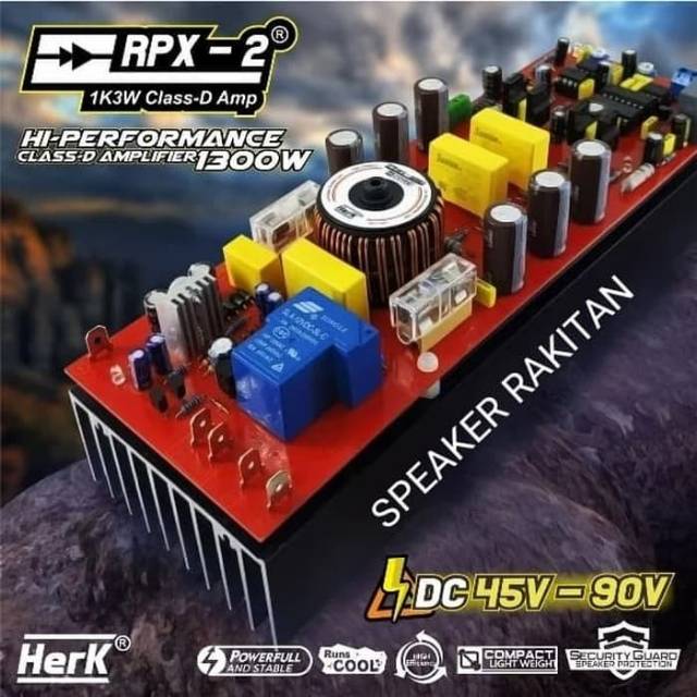 Kit Power mono 1300W Class D HERK RPX-2