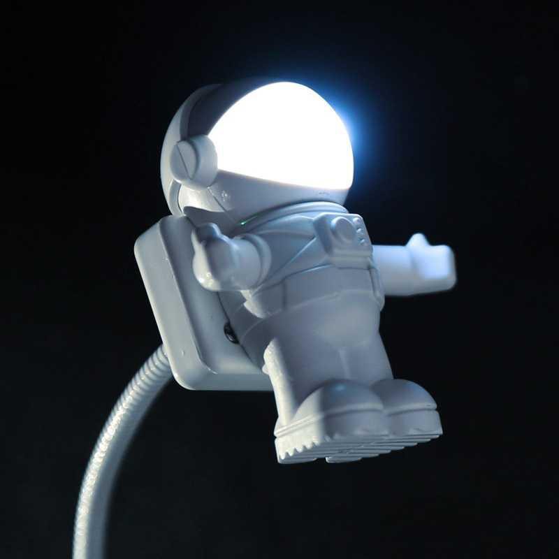 Eshoo Lampu LED USB Night Light Lamp Flexible Spaceman Astronaut - X01