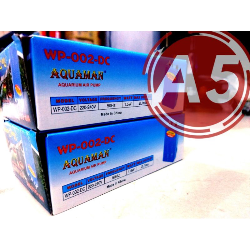 Pompa Udara Airpump Baterai AQUAMAN WP 002