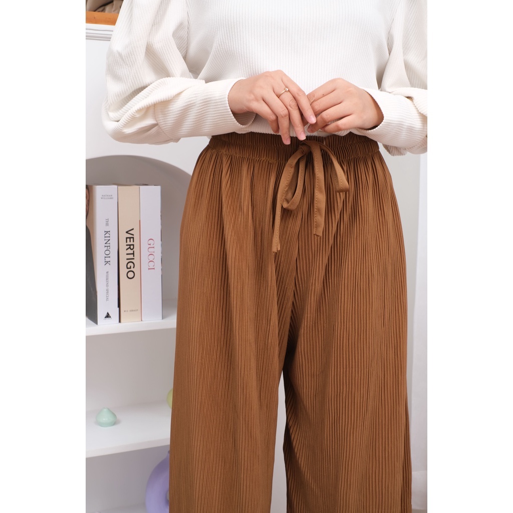 Jual KULOT PLISKET LIDI PREMIUM JUMBO PLEATED/ CELANA KULOT/ PLISKET