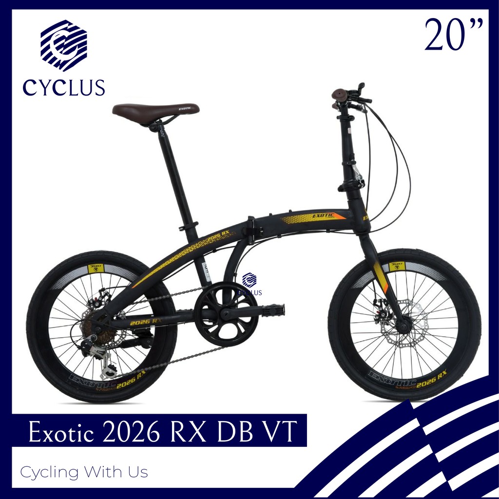 Sepeda Lipat Exotic 2026 RX DB VT 20 Inch