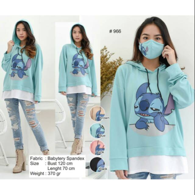 STICH HOODIE FREE MASKER