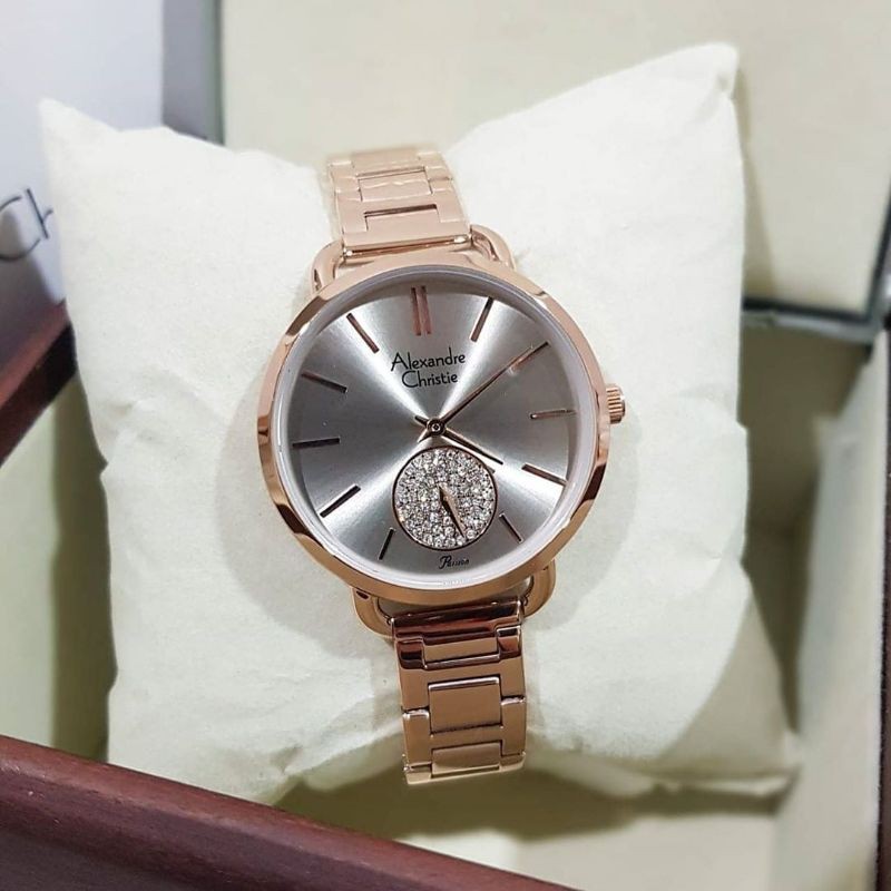 JAM TANGAN WANITA ALEXANDER CRISTIE ORIGINAL AC2907 GARANSI RESMI/ALEXANDRE CHRISTIE CEWEK AC 2907