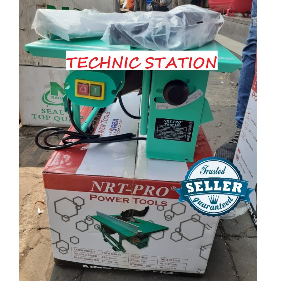 Table Saw Circular Saw 8 Inch Meja Gergaji Kayu NRT-PRO TS-8