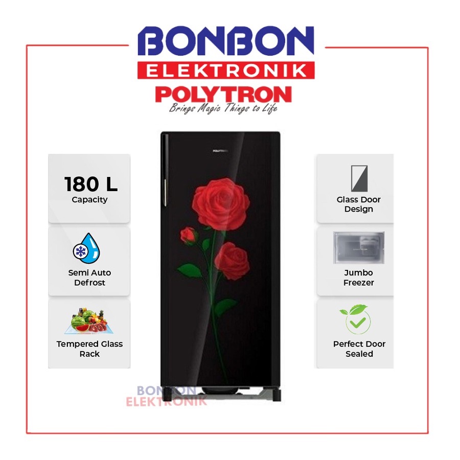 Polytron Kulkas 1 Pintu 180L PRA-18DRX / PRA 18DRX 180 Liter