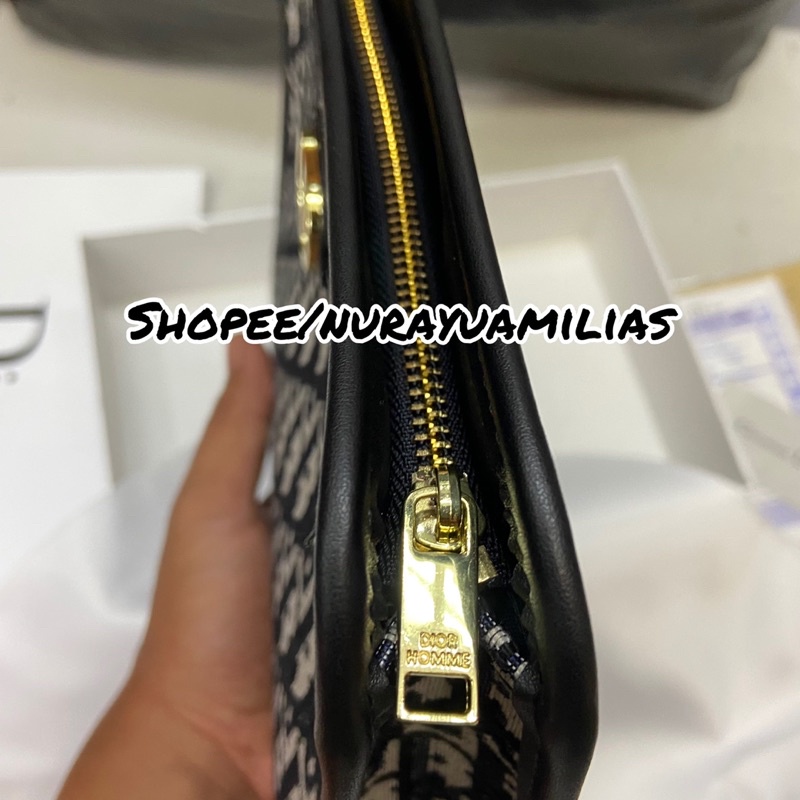 Clutch Cristiyan Dior Import with Box clutch wanita dan pria branded
