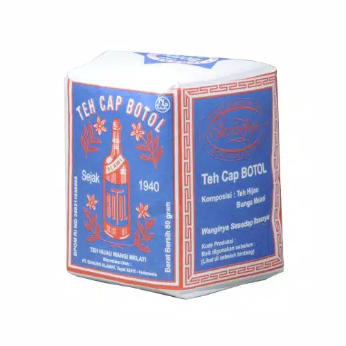 Teh Cap Botol Bubuk Biru 80GR