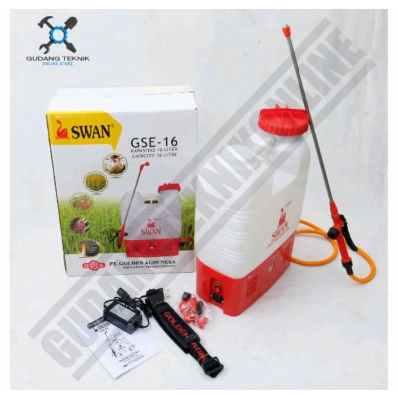 Sprayer Hama Elektrik SWAN GSE 16 - Alat Semprot Hama Elektrik Swan GSE16 murah dan berkualitas