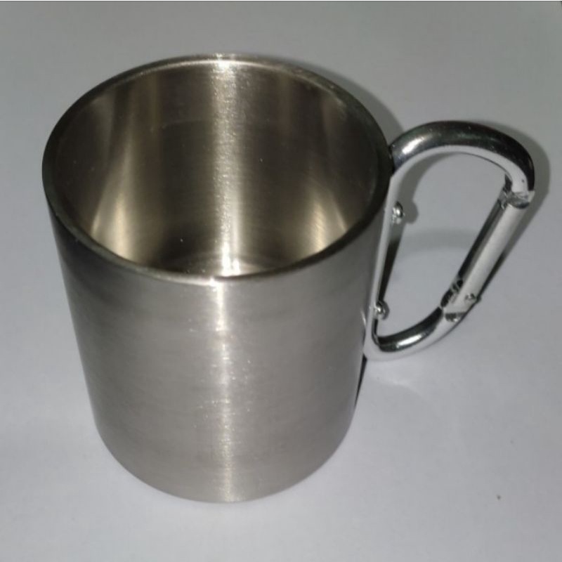 GELAS STAINLESS CARABINER CAMING GUNUNG