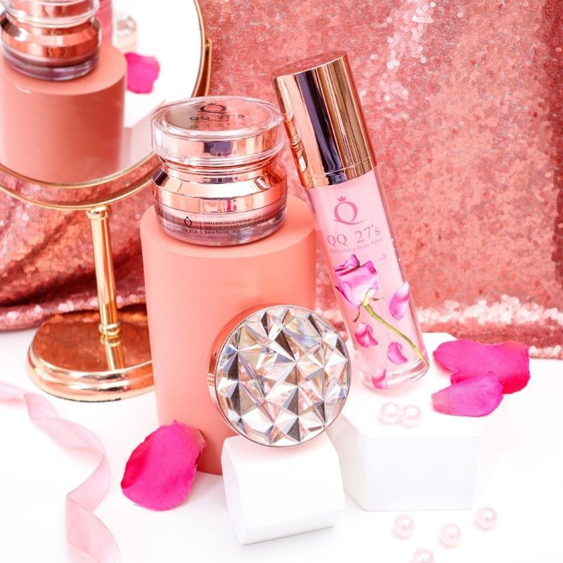 BPOM Paket 3pc Lady Cream QQ 27’s (Toner+Cream+Cushion )