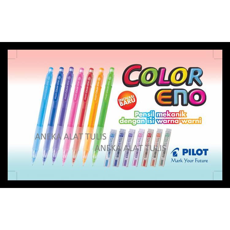 

HOT PROMO PILOT "COLOR ENO" PENCIL LEADS / ISI PENSIL WARNA WARNI BARANG TERUPDATE
