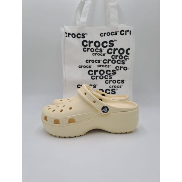 Crocs classic platform clog / Sandal sepatu crocs classic platform