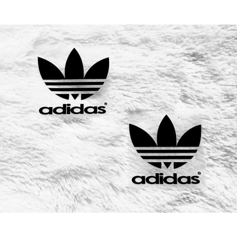 

Sticker Sablon Gosok Print dTF Logo Adidas Hitam