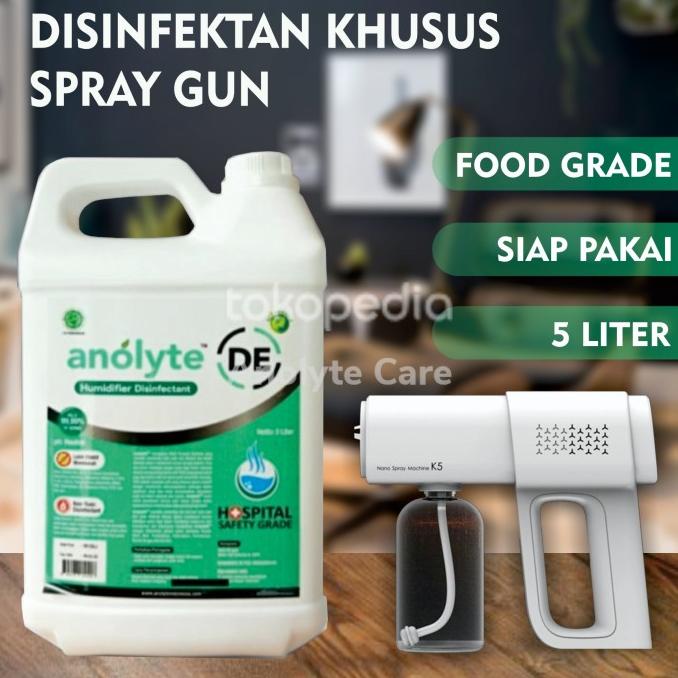 Cairan Nano Spray Gun Siap Pakai Desinfektan Food Grade 5 Liter HOCL Termurah