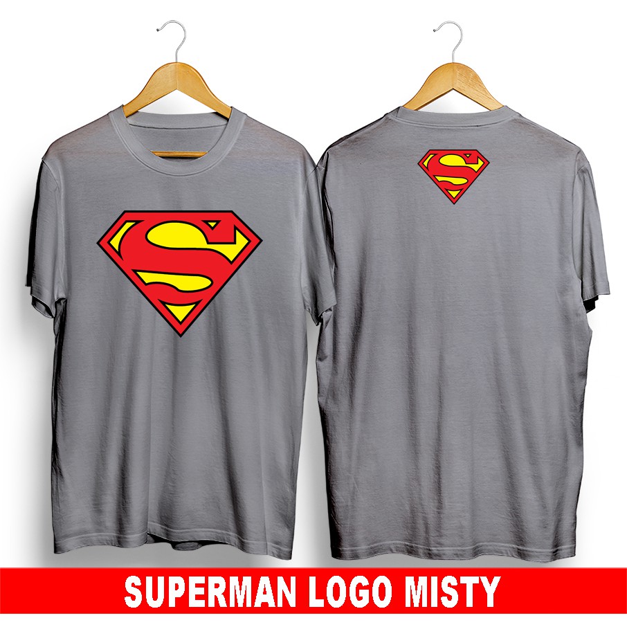 Kaos/baju distro superhero superman logo misty/kaos pria/kaos superman/kaos dewasa/lengan pendek/kao