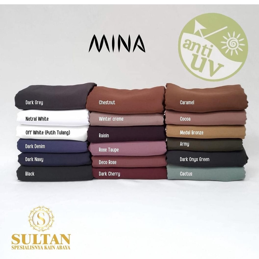 Kain Sultan Mina anti UV "New Color"
