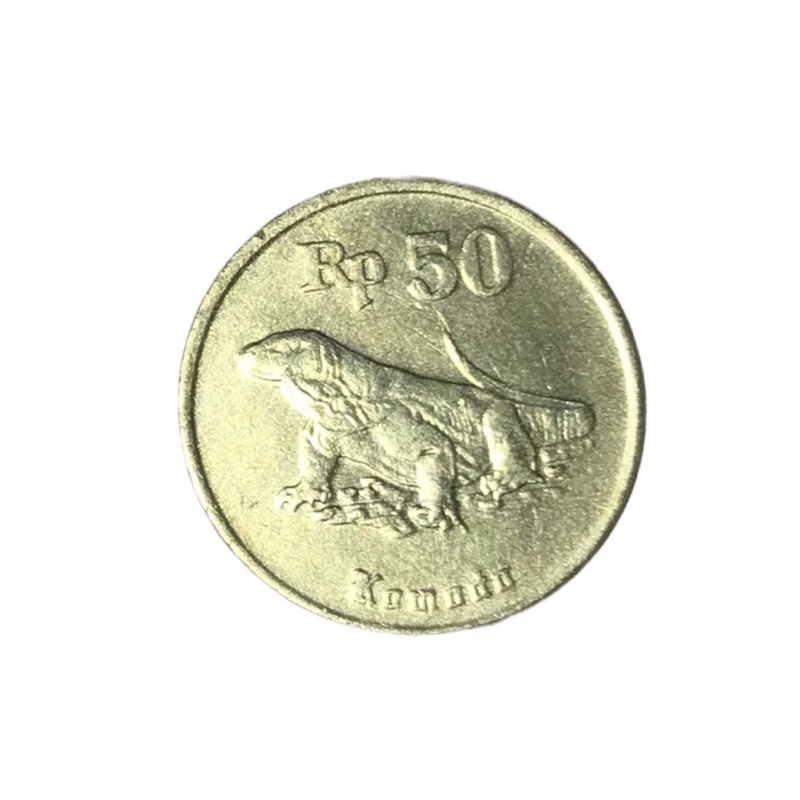 UANG KOIN KUNO 50 RUPIAH KOMODO
