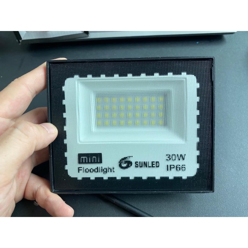 Lampu sorot LED slim 30watt 220v outdoor SUNLED IP67 SMD 2835 super terang AC175-265v