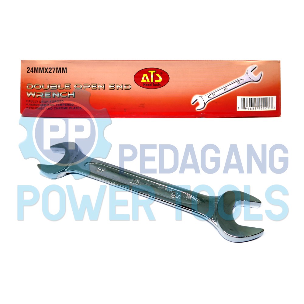 ATS KUNCI PAS 24 X 27 MM 24X27 DOUBLE OPEN END SPANNER WRENCH INGGRIS