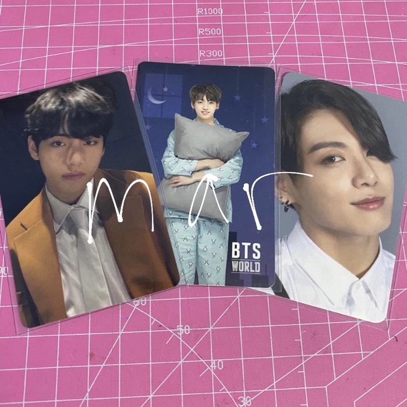 taehyung photocard ld be deluxe jungkook btsw samsung
