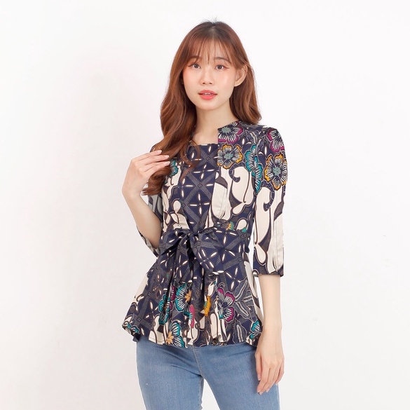 BLOUSE ATASAN BATIK WANITA 311  Mrs1