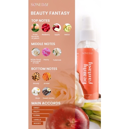 Beauty Fantasy Sonedaf Eau de Cologne