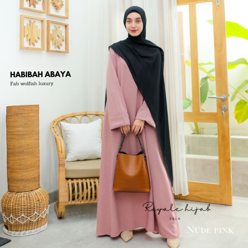 Habibah abaya wolfish gamis jumbo